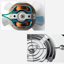 100mm 4inch 25W Wall Mounted Mini Inline Duct Fan Booster Vent Fan with Stainless Steel Blade
