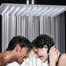 Rain Shower Head High Pressure Shower Sprinker Sprayer Head 25cm Rectangle