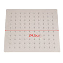 Rain Shower Head High Pressure Shower Sprinker Sprayer Head 25cm Rectangle