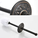Toilet Brush and Holder Set Longer Brush Handle for Bathroom , Wall Mounted