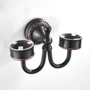 Bathroom Toilet Toothbrush Toothpaste Tumbler Holder - Double Cups, Vintage