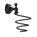 Bathroom Salon Wall Mount Hair Dryer Spiral Holder Rack Storage Organizer