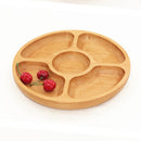 Natural Solid Wooden Snack Candy Biscuit Desert Sushi Plate Food Serving Tray Dish Bowl