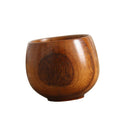 Wooden Cup Handmade Coffee Tea Beer Juice Milk Mug Drinking Cup 4.5x5cm