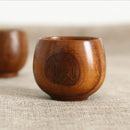Wooden Cup Handmade Coffee Tea Beer Juice Milk Mug Drinking Cup 4.5x5cm