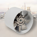 Metal Inline Duct Fan Booster Exhaust Blower Air Cooling Filter Vent 220V 25W 30-35dB