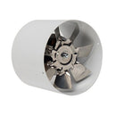 Metal Inline Duct Fan Booster Exhaust Blower Air Cooling Filter Vent 220V 25W 30-35dB