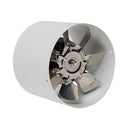 Metal Inline Duct Fan Booster Exhaust Blower Air Cooling Filter Vent 220V 25W 30-35dB