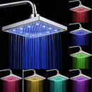 Bath Top Spray Water-saving Polished Sprinkler 7 Colors LED Head Shower