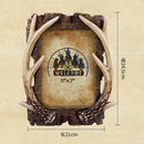 Rustic Antlers Picture Photo Frame Table Settings for Home Party 5'' x 7