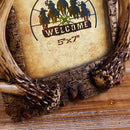 Rustic Antlers Picture Photo Frame Table Settings for Home Party 5'' x 7