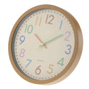 Wooden Effect Living &Bedroom Retro Time Kitchen Wall Clock Quartz Big Watch