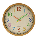 Wooden Effect Living &Bedroom Retro Time Kitchen Wall Clock Quartz Big Watch