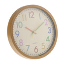 Wooden Effect Living &Bedroom Retro Time Kitchen Wall Clock Quartz Big Watch