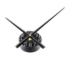 Backwards Metal Wall Clock Modern Reverse Round Decorative Wall Watch Wall Clock Home Decor Contemporary Wall Art