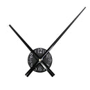 Backwards Metal Wall Clock Modern Reverse Round Decorative Wall Watch Wall Clock Home Decor Contemporary Wall Art