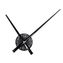 Backwards Metal Wall Clock Modern Reverse Round Decorative Wall Watch Wall Clock Home Decor Contemporary Wall Art