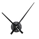 Backwards Metal Wall Clock Modern Reverse Round Decorative Wall Watch Wall Clock Home Decor Contemporary Wall Art