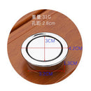 Zinc Alloy Knob Round Push Flip Drawer Cupboard Cabinet Handle