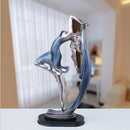 Resin Handicraft Sculpture Dancing Girl for TV Wine Cabinet Table Display