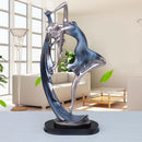 Resin Handicraft Sculpture Dancing Girl for TV Wine Cabinet Table Display