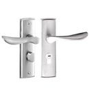 Aluminum Alloy Door Handle Lock Home Entry Security Door Lockset for Bedroom Bathroom Latch 3 Keys