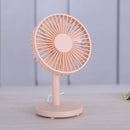 Mini USB Portable Desktop Students Personal Silent Fan Cooling Fan Pink