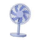 Mini USB Portable Desktop Students Personal Silent Fan Cooling Fan Blue