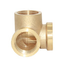DN15 Brass 3-Way Hose Water Tube Pipe Connector Adapter Tap Pipe Fittings