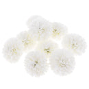 10pcs Artificial Silk Chrysanthemum Flower Heads Bouquet Wedding Decor Beige