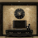 Home Decorative Wall Clock Silent Non-Ticking Quartz Battery Operated Clock Classic Retro Acrylic CD Design
