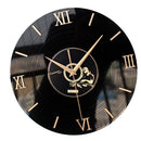 Home Decorative Wall Clock Silent Non-Ticking Quartz Battery Operated Clock Classic Retro Acrylic CD Design