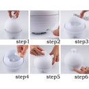 250ML USB Humidifier LED Color Changing Air Purifier Aroma Diffuser Home Car