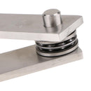 2Pcs 6Inch Long Stainless Steel Self-Closing Corner Pivot Cabinet Door Hinges, Chrome Brushed Coated, Great fmro Furniture Cupboard Cabinet Wardrobe Deck Replacement Hinges