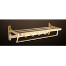 Foldable Wall Mounted Towel Rack Holder Bar Shelf Rail Storage Bathroom