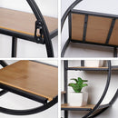 BLACK IRON FLOATING SHELF SHELVES DISPLAY UNIT RACK WALL MOUNTED BOOKCASE BASKETS SHELF ANTIQUE STYLE