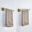 29.5cm Long Antique Brass Wall Mounted Single Towel Bar Towel Holder Solid Brass Towel Rack