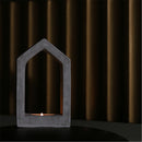 Creative House Shaped Cement Candle Holder Xmas Gift Wedding Home Decor