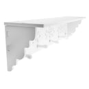 Wall Mounted Storage Shelf Holder Hanger Rack With Hooks Bathroom Kitchen