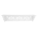 Wall Mounted Storage Shelf Holder Hanger Rack With Hooks Bathroom Kitchen