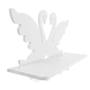 Swan Wall Hanging Rack Shelves Home Decor Photo Frame Holder Plate