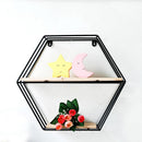 Wall Hanging Shelf Storage Rack Flower Pots Holder Decor Black