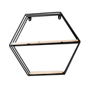 Wall Hanging Shelf Storage Rack Flower Pots Holder Decor Black