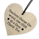 Creative Gift Tag Heart Shaped Beige Wooden Tag Card for Teachers' Day Favor