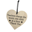 Creative Gift Tag Heart Shaped Beige Wooden Tag Card for Teachers' Day Favor