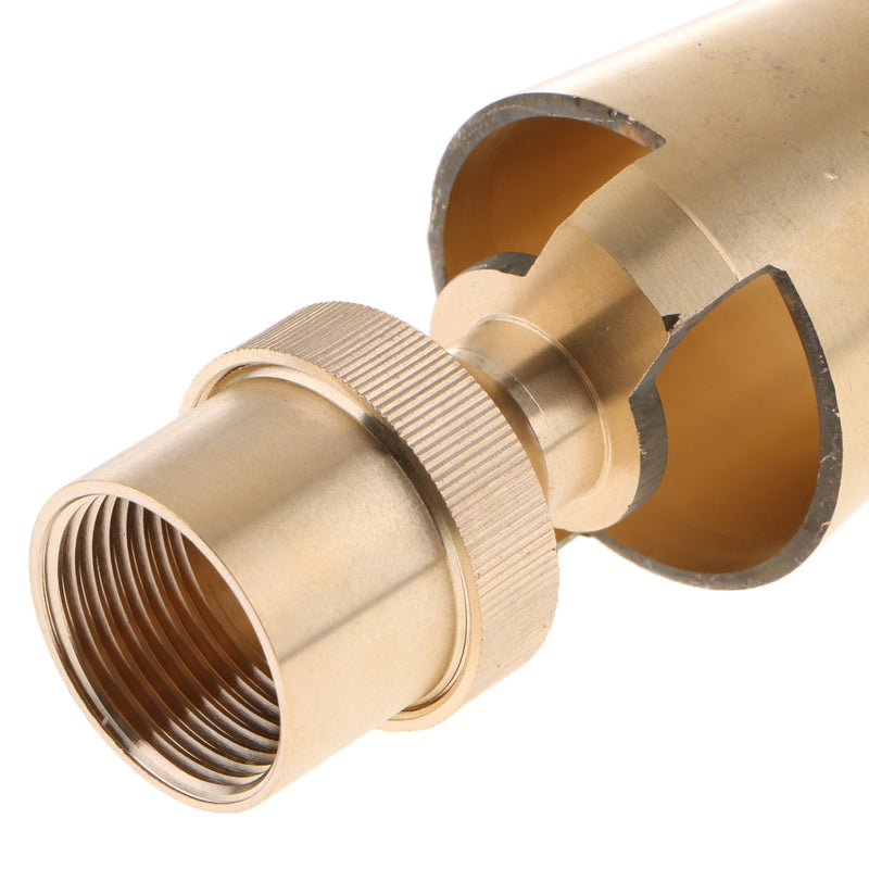 1'' DN25 Thread Brass Cascade Cedar Style Ice Tower Fountain Nozzle Head Garden Pond Water Fountain Sprayer