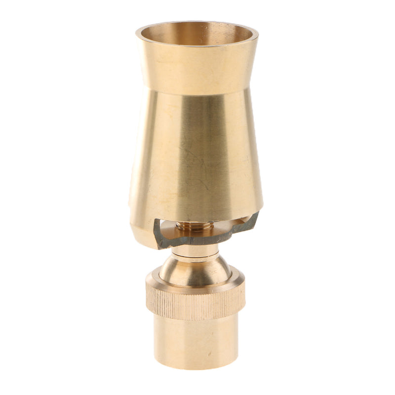1'' DN25 Thread Brass Cascade Cedar Style Ice Tower Fountain Nozzle Head Garden Pond Water Fountain Sprayer