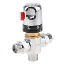 3-Way Solar Thermostatic Mixing Valve Water Heater Control Mixer