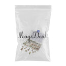 125pcs M4 M5 M6 M8 M10 Zinc Alloy Hex Nuts Assortment Kit Fastener Screw Bolt