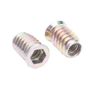 125pcs M4 M5 M6 M8 M10 Zinc Alloy Hex Nuts Assortment Kit Fastener Screw Bolt